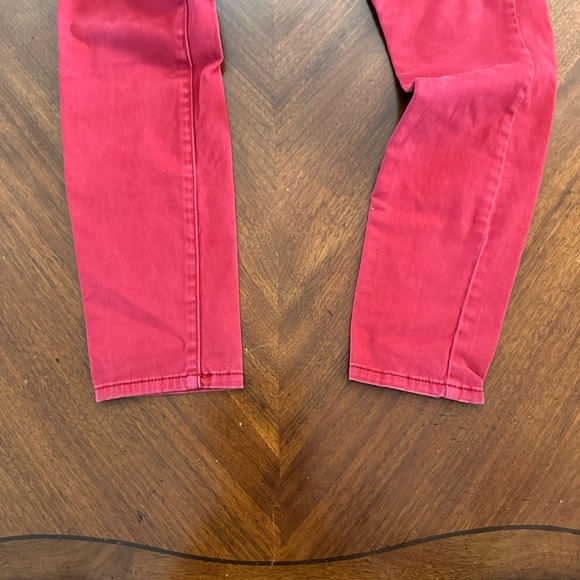 Skinny Jeans Red Size 27 GUC - Picture 2 of 6